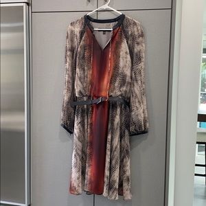 Nine West dress python print size 8